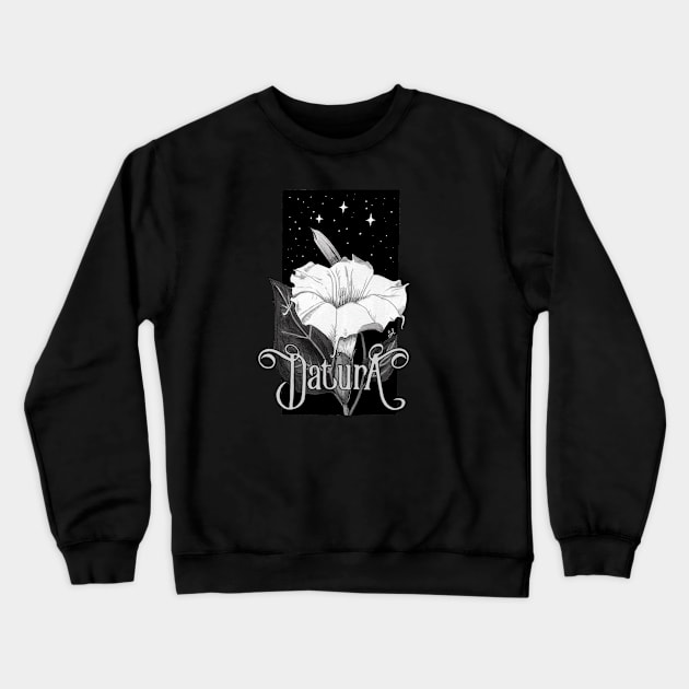 Datura Crewneck Sweatshirt by SolDaathStore